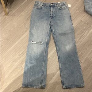 We The Free Light Blue Straight Jeans